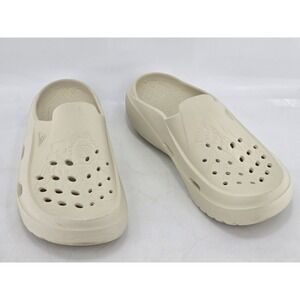 Reef Water Vista Clog Mens 11 Sand Beige Perforated Slip On - Excellent